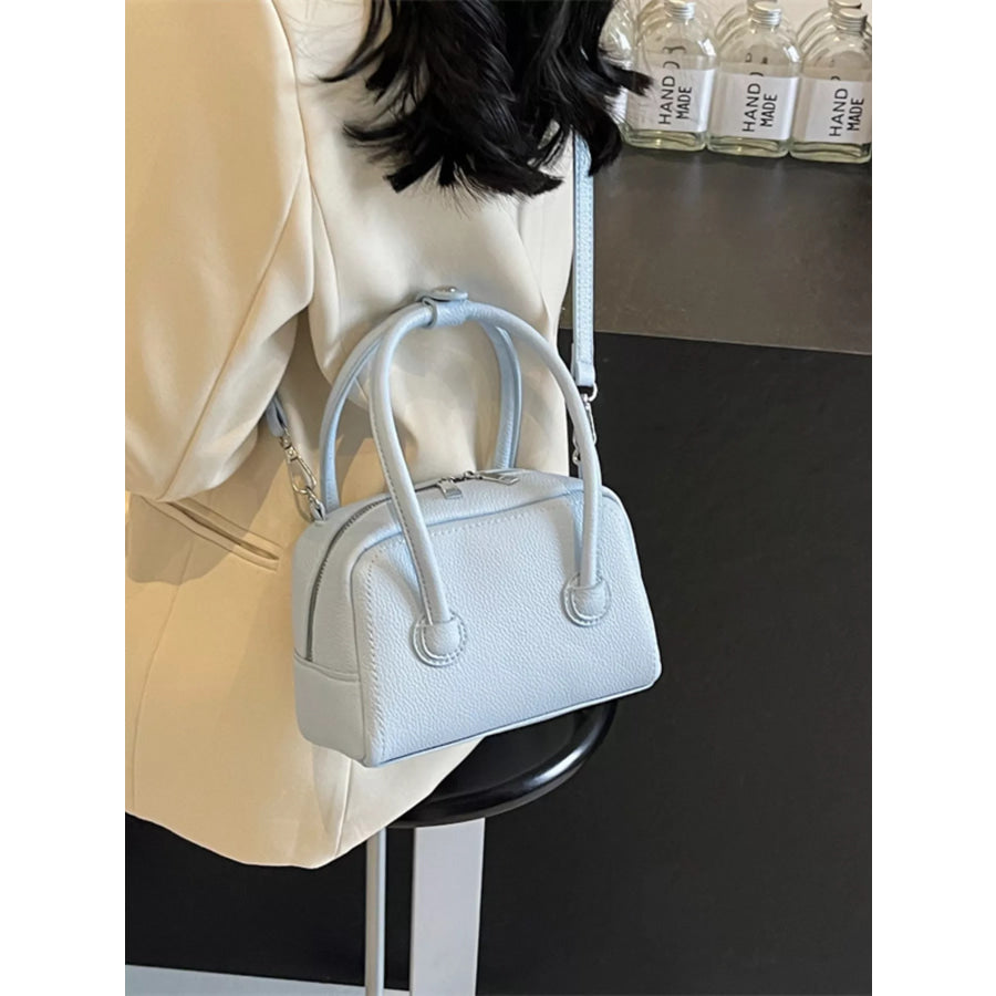 PU Leather Crossbody Bag Blue / onesize Apparel and Accessories