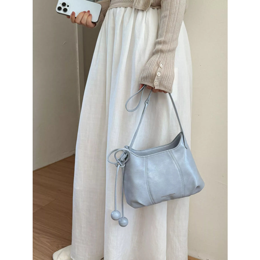 PU Leather Crossbody Bag Blue / onesize Apparel and Accessories