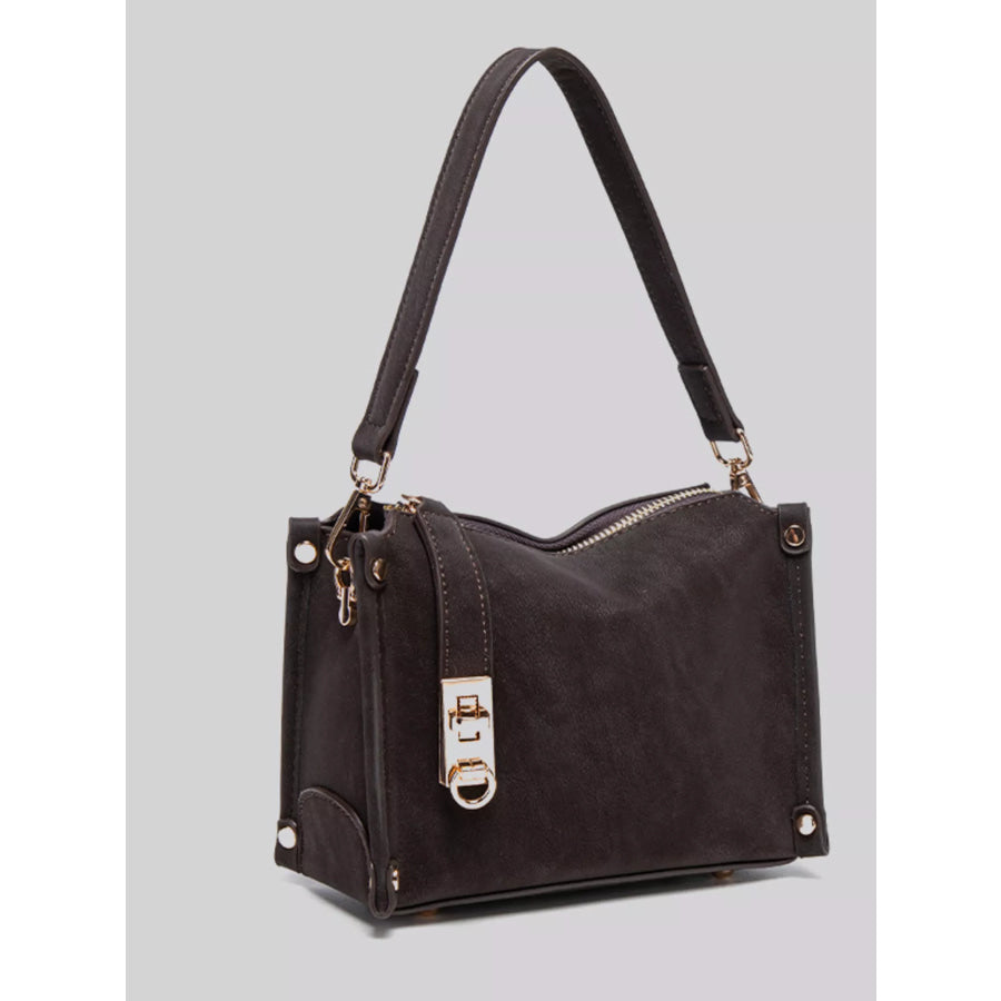 PU Leather Crossbody Bag with Adjustable Strap Apparel and Accessories