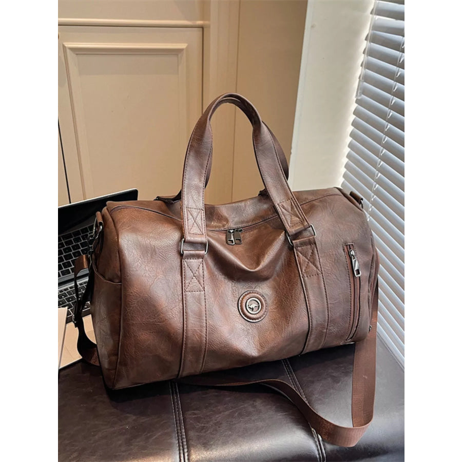 PU Leather Duffel Bag Apparel and Accessories