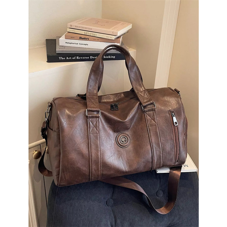PU Leather Duffel Bag Apparel and Accessories