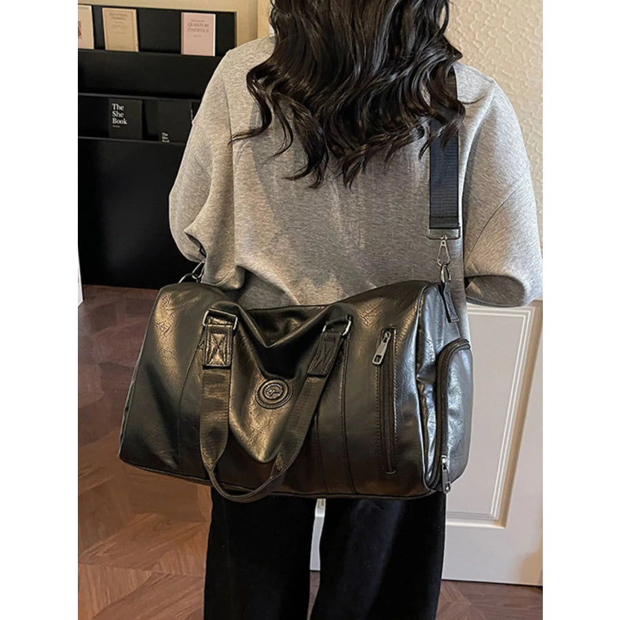 PU Leather Duffel Bag Apparel and Accessories