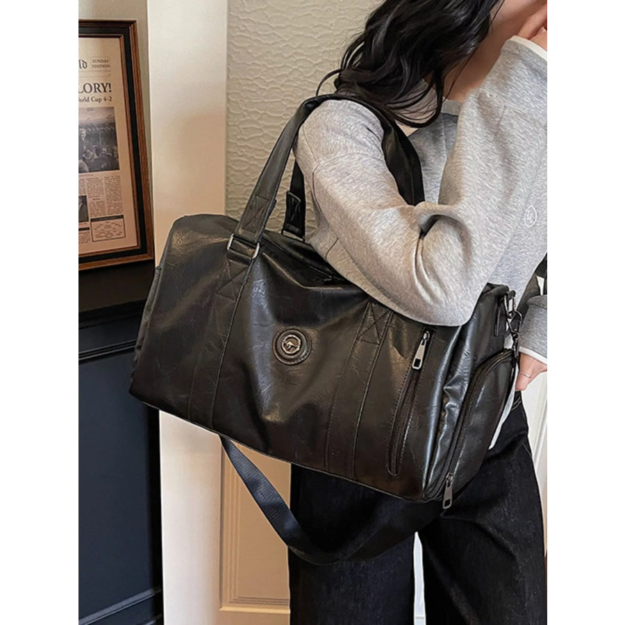 PU Leather Duffel Bag Apparel and Accessories