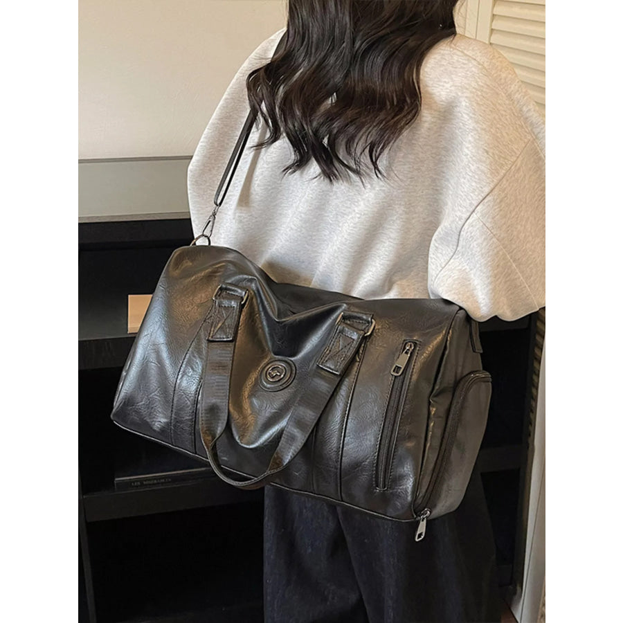 PU Leather Duffel Bag Apparel and Accessories