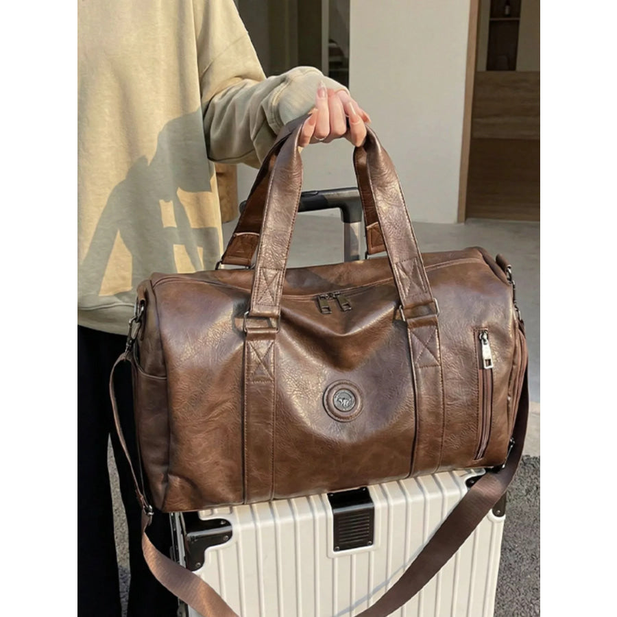 PU Leather Duffel Bag Apparel and Accessories