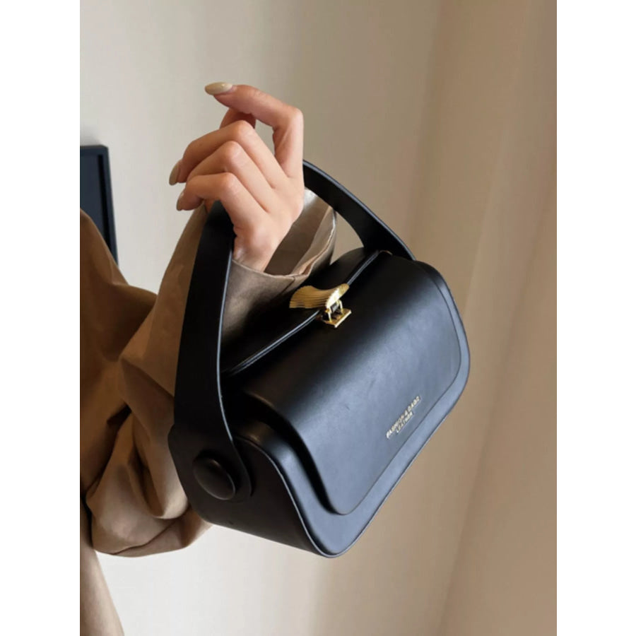 PU Leather Flap Crossbody Bag Apparel and Accessories