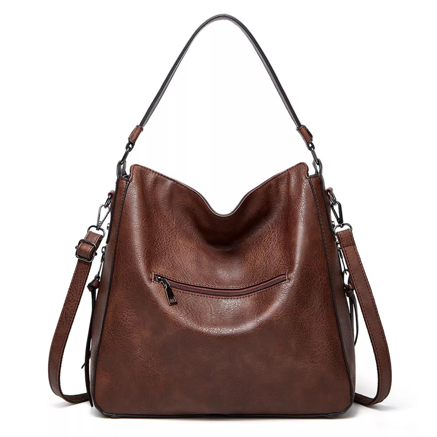 PU Leather Hobo Handbag Apparel and Accessories
