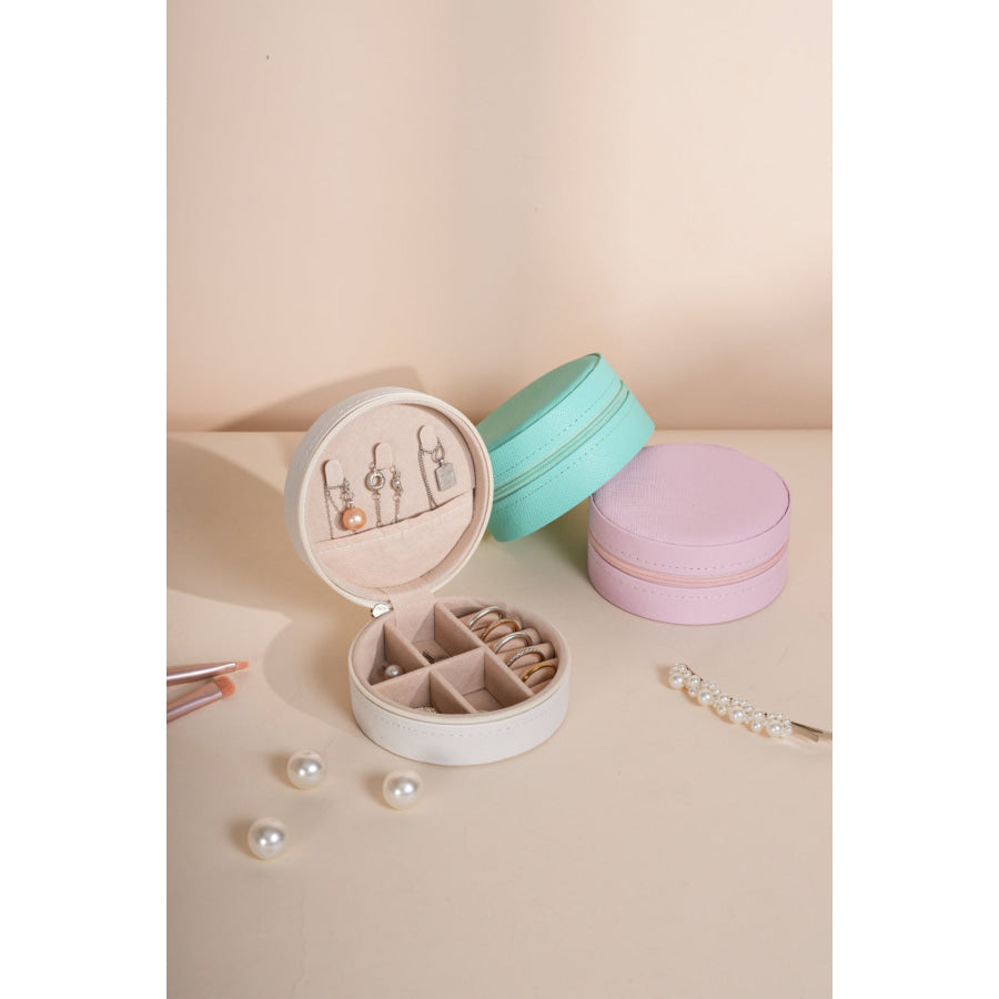 PU Leather Jewelry Storage Box Apparel and Accessories