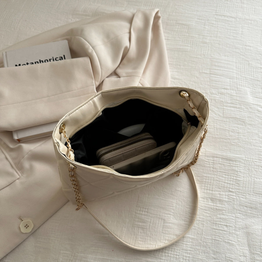 PU Leather Medium Handbag Apparel and Accessories