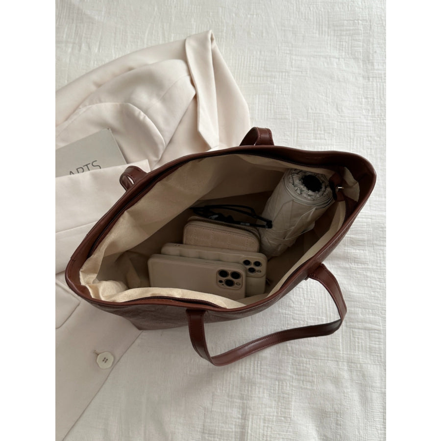 PU Leather Medium Shoulder Bag Apparel and Accessories