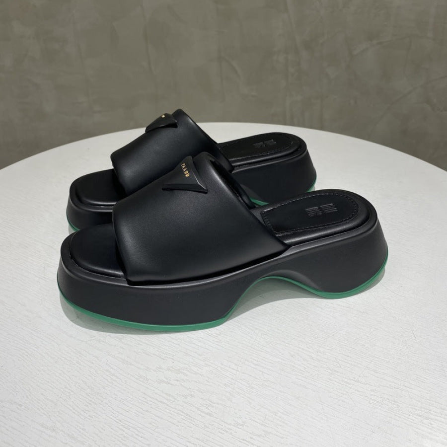 PU Leather Platform Sandals Apparel and Accessories