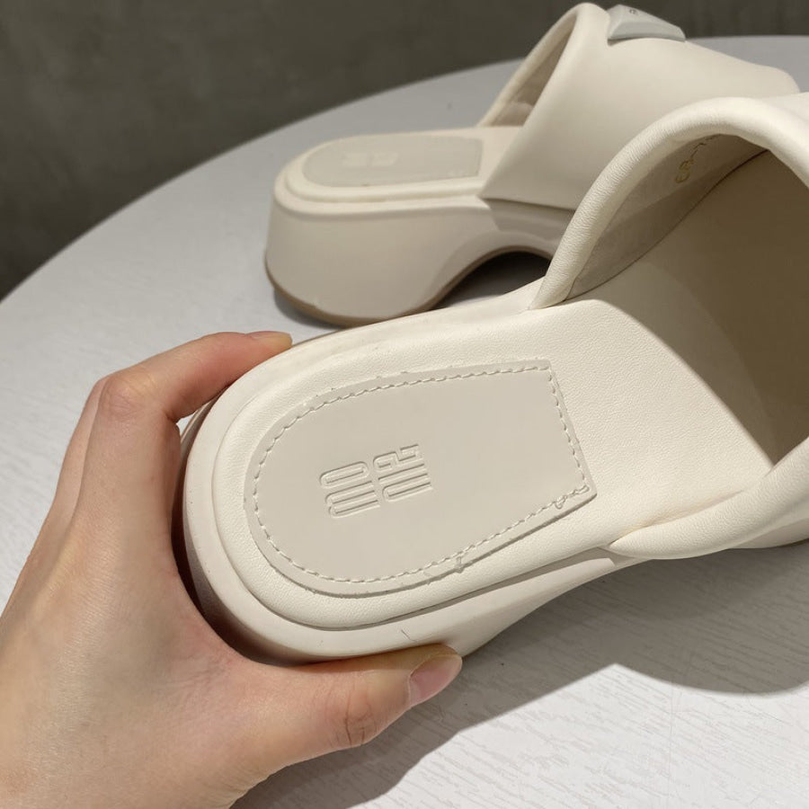PU Leather Platform Sandals Apparel and Accessories