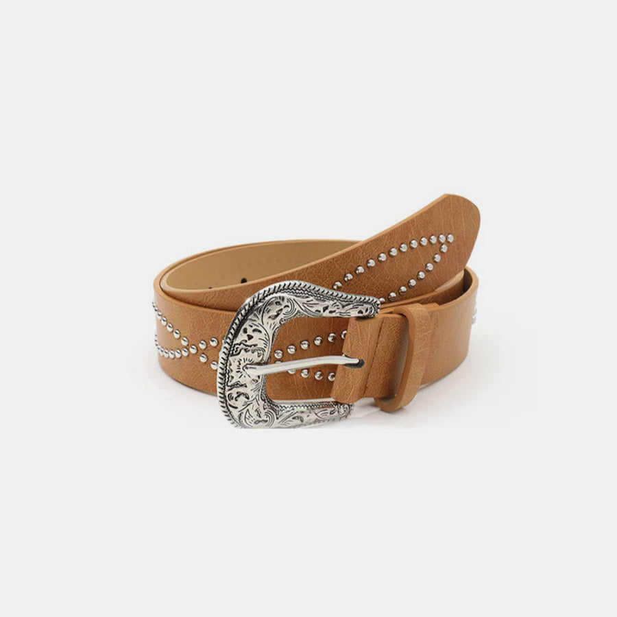 PU Leather Rhinestone Belt Apparel and Accessories