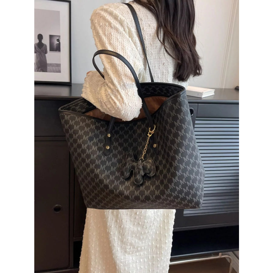 PU Leather Shoulder Bag Black / onesize Apparel and Accessories