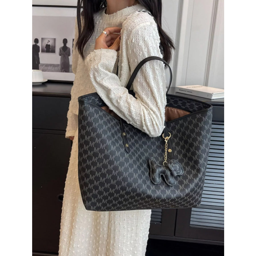 PU Leather Shoulder Bag Black / onesize Apparel and Accessories