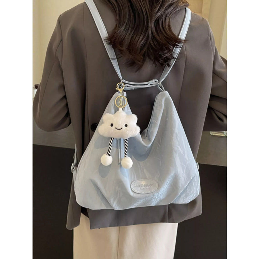 PU Leather Shoulder Bag Blue / onesize Apparel and Accessories