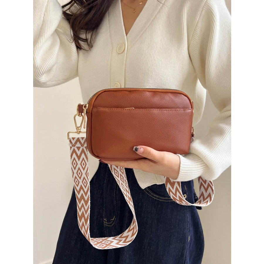 PU Leather Single Strap Crossbody Bag Apparel and Accessories