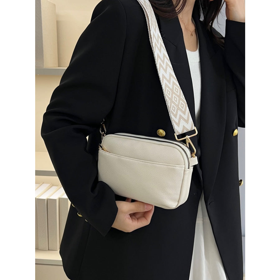 PU Leather Single Strap Crossbody Bag Apparel and Accessories