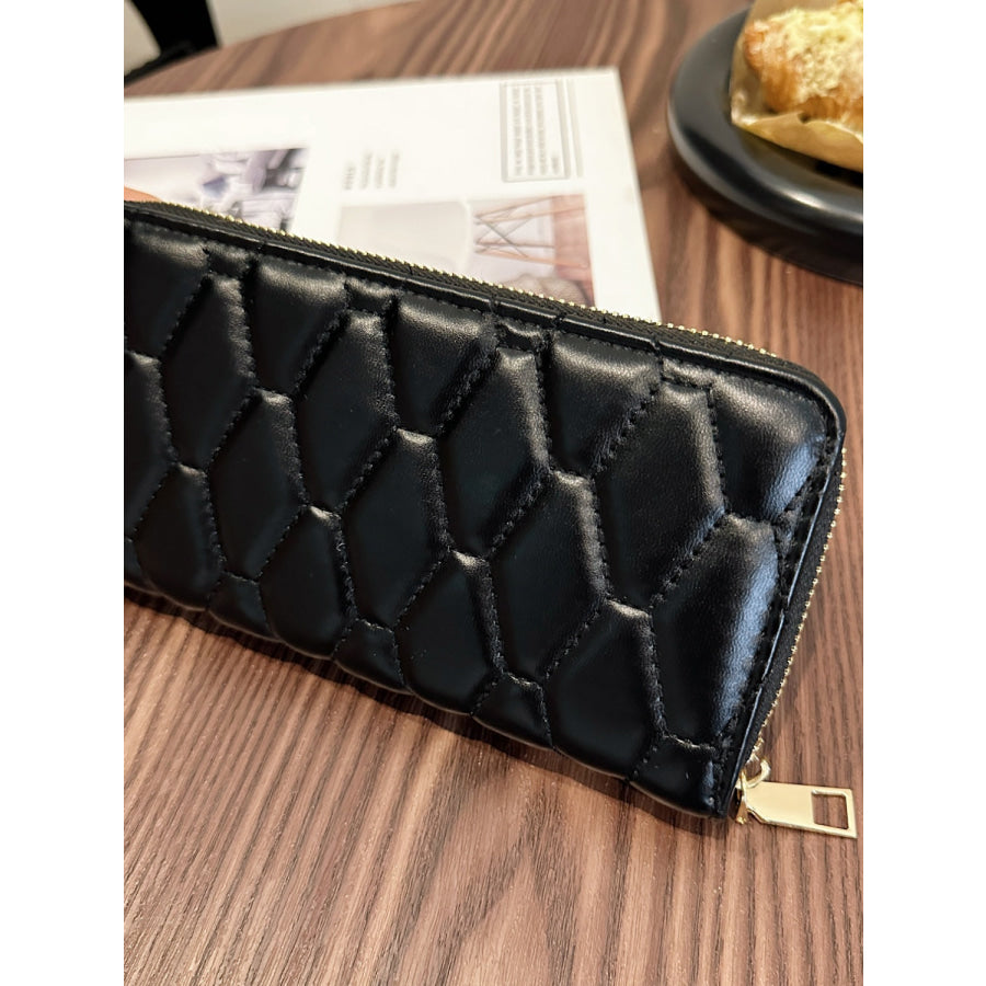 PU Leather Solid Color Wallet Apparel and Accessories