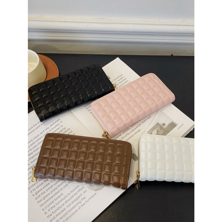 PU Leather Solid Color Wallet Apparel and Accessories