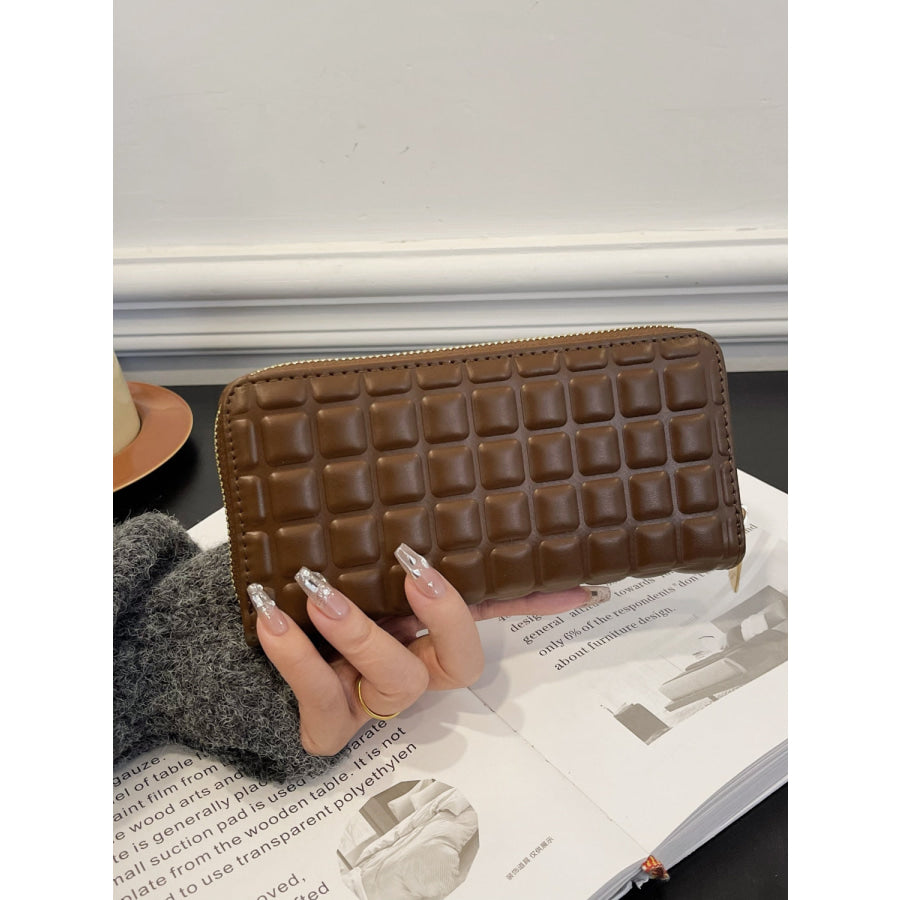PU Leather Solid Color Wallet Apparel and Accessories