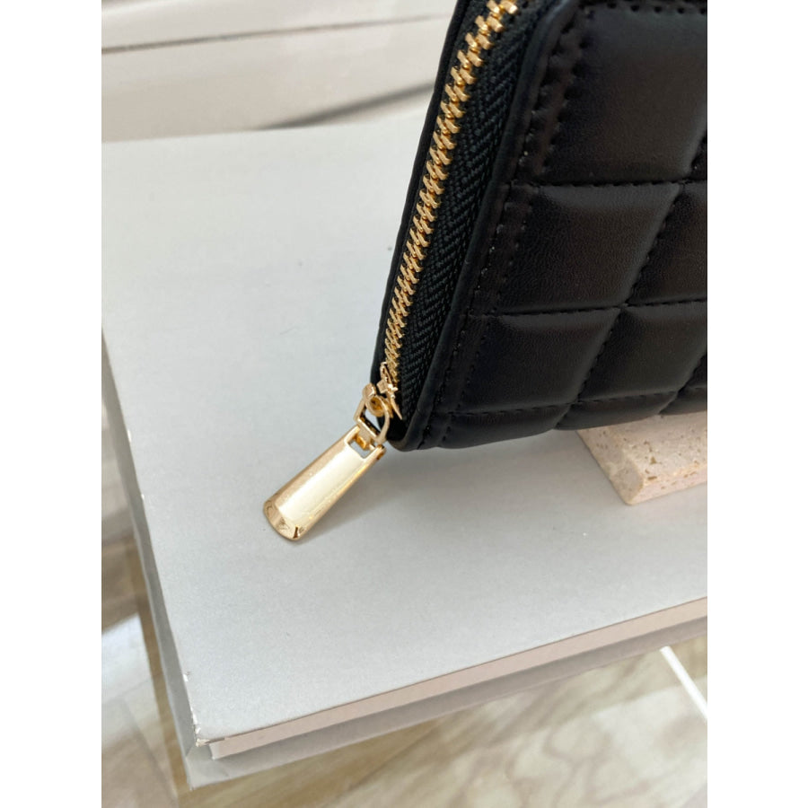 PU Leather Solid Color Wallet Apparel and Accessories