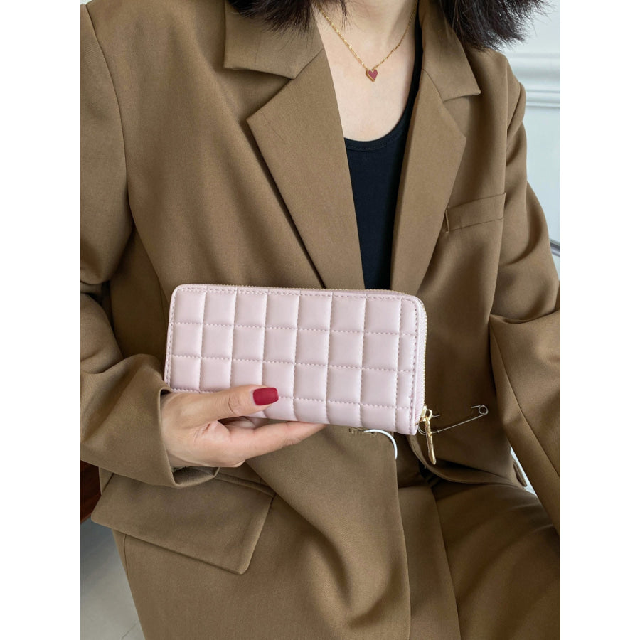 PU Leather Solid Color Wallet Apparel and Accessories