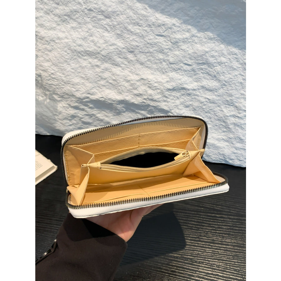 PU Leather Solid Color Wallet Apparel and Accessories
