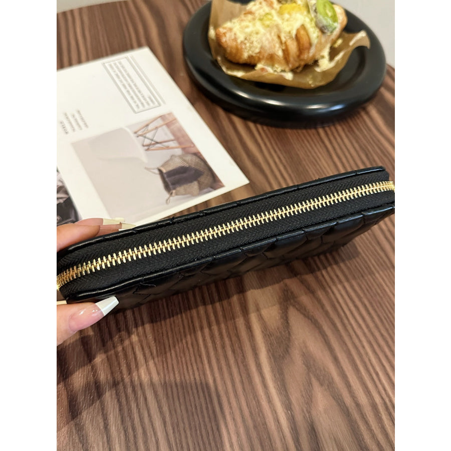 PU Leather Solid Color Wallet Apparel and Accessories