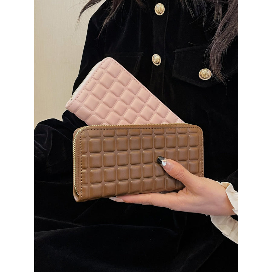 PU Leather Solid Color Wallet Apparel and Accessories