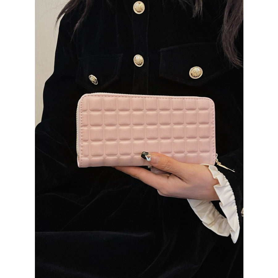 PU Leather Solid Color Wallet Apparel and Accessories