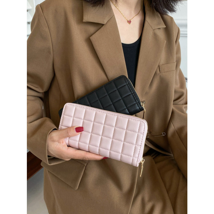 PU Leather Solid Color Wallet Apparel and Accessories