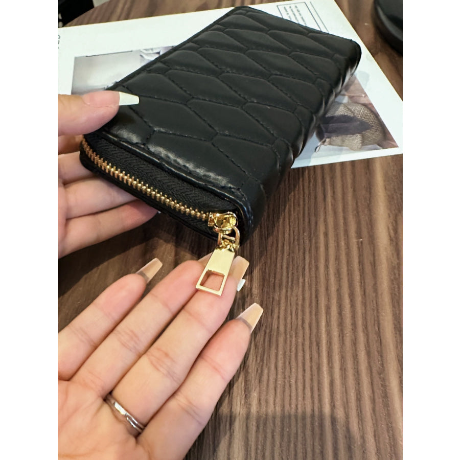 PU Leather Solid Color Wallet Apparel and Accessories