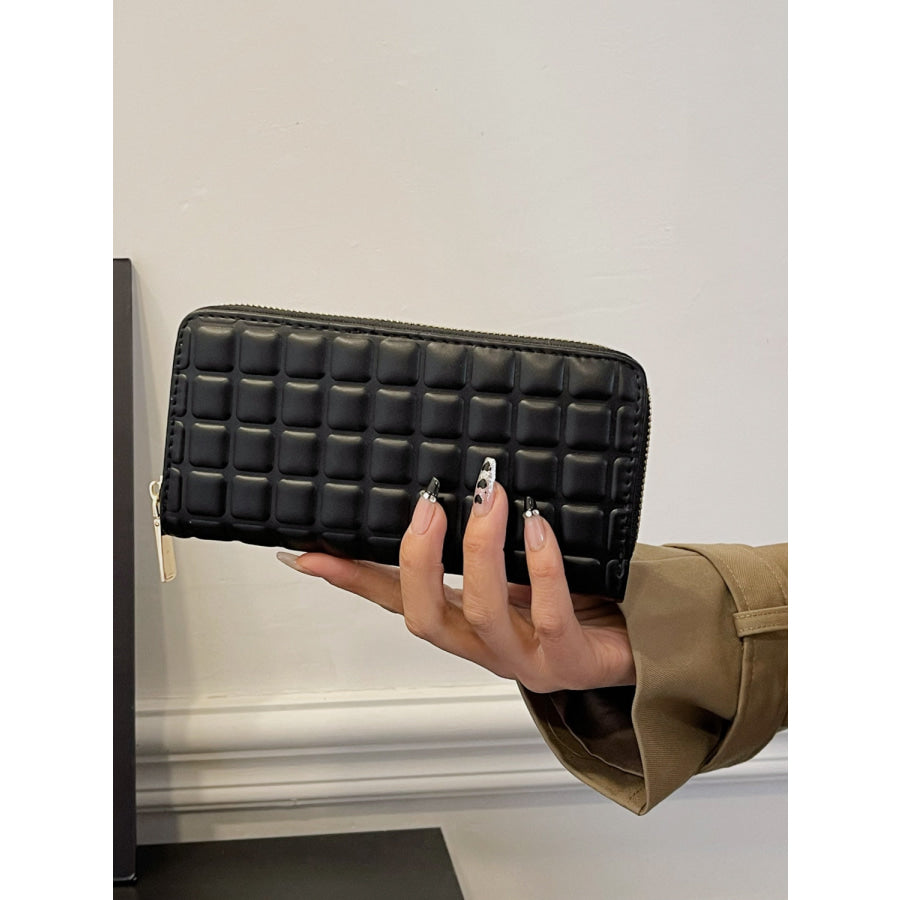 PU Leather Solid Color Wallet Apparel and Accessories