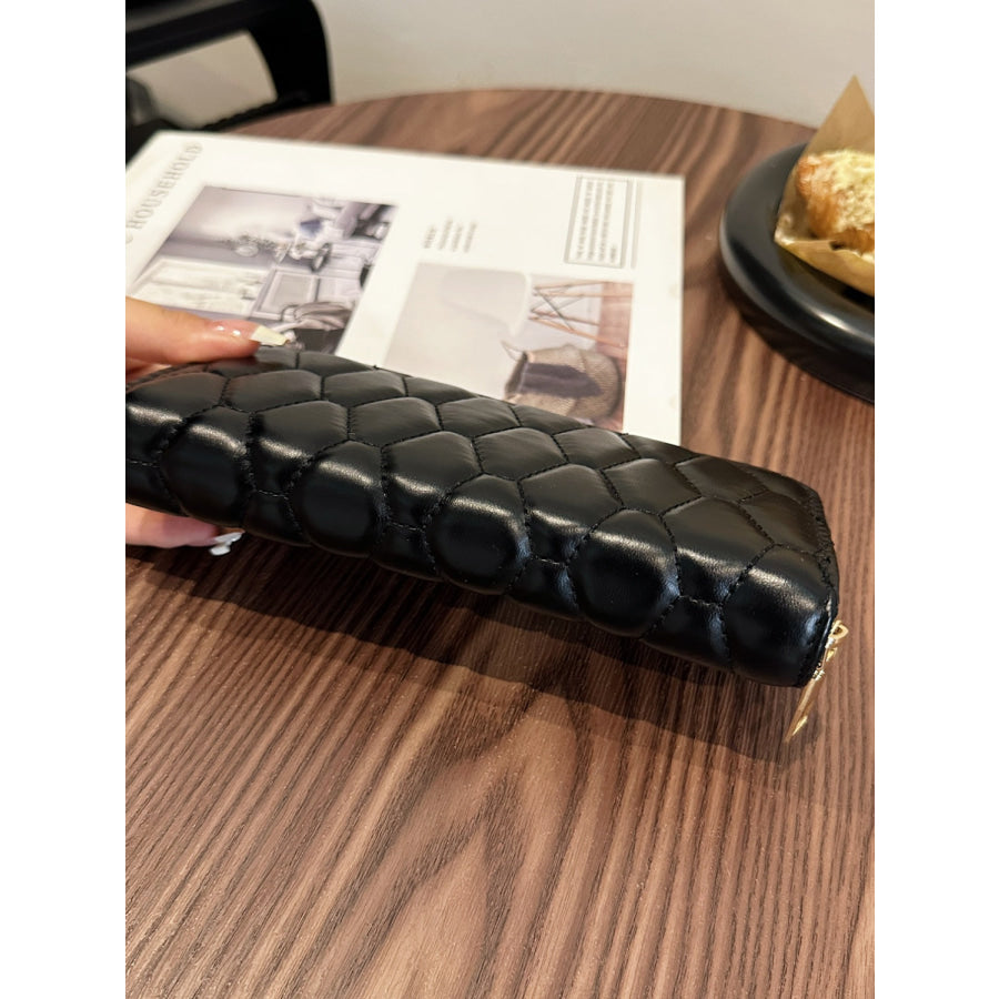 PU Leather Solid Color Wallet Apparel and Accessories