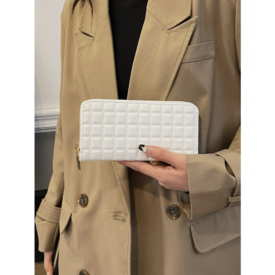 PU Leather Solid Color Wallet Apparel and Accessories