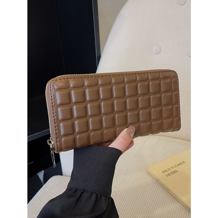 PU Leather Solid Color Wallet Apparel and Accessories