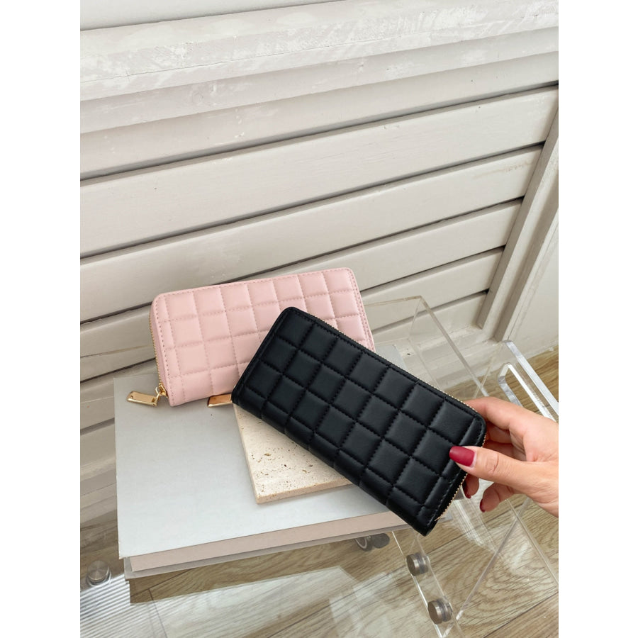 PU Leather Solid Color Wallet Apparel and Accessories