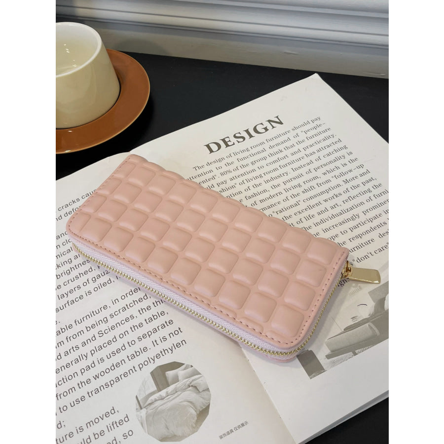 PU Leather Solid Color Wallet Apparel and Accessories