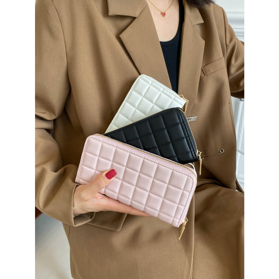 PU Leather Solid Color Wallet Apparel and Accessories