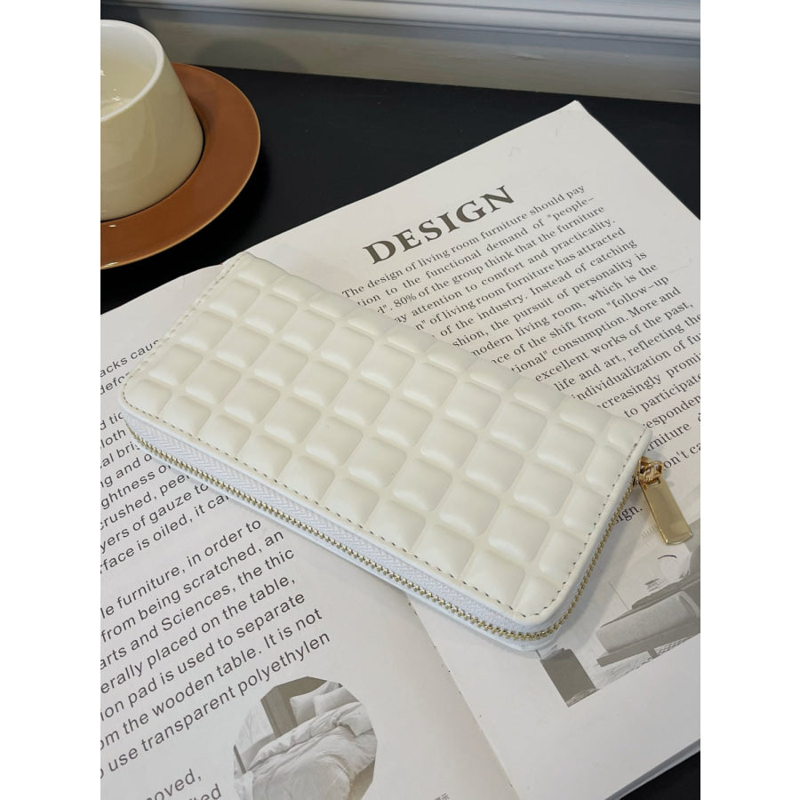 PU Leather Solid Color Wallet Apparel and Accessories