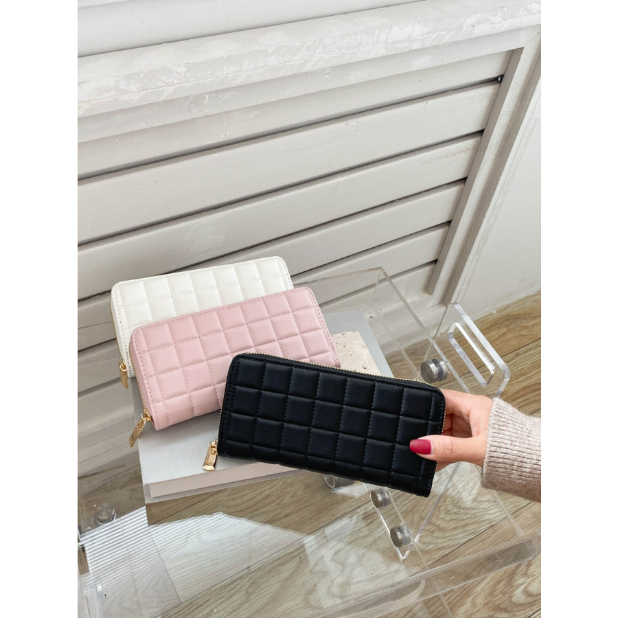 PU Leather Solid Color Wallet Apparel and Accessories