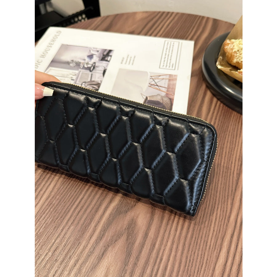 PU Leather Solid Color Wallet Apparel and Accessories