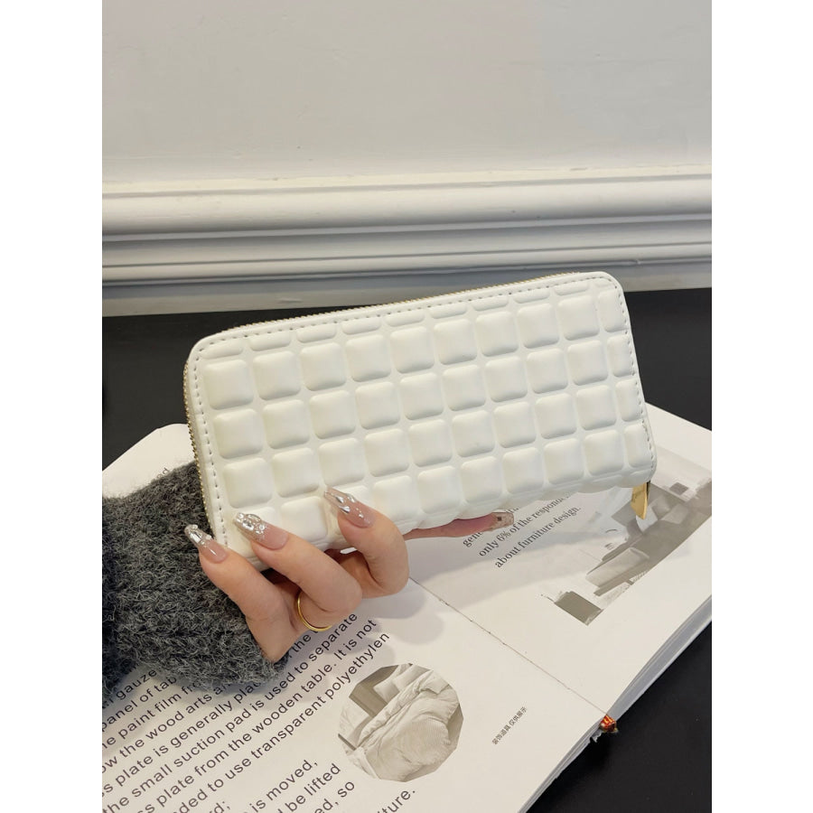 PU Leather Solid Color Wallet Apparel and Accessories