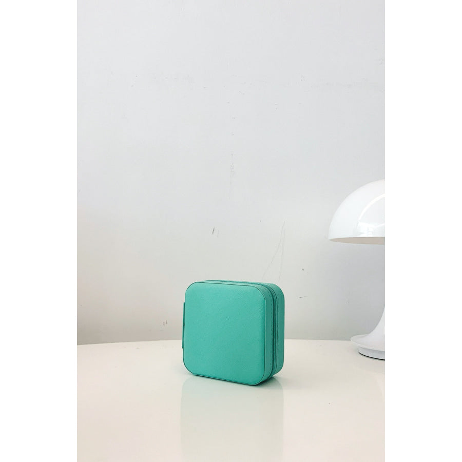 PU Leather Square Jewelry Box Apparel and Accessories