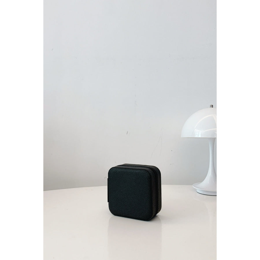 PU Leather Square Jewelry Box Apparel and Accessories