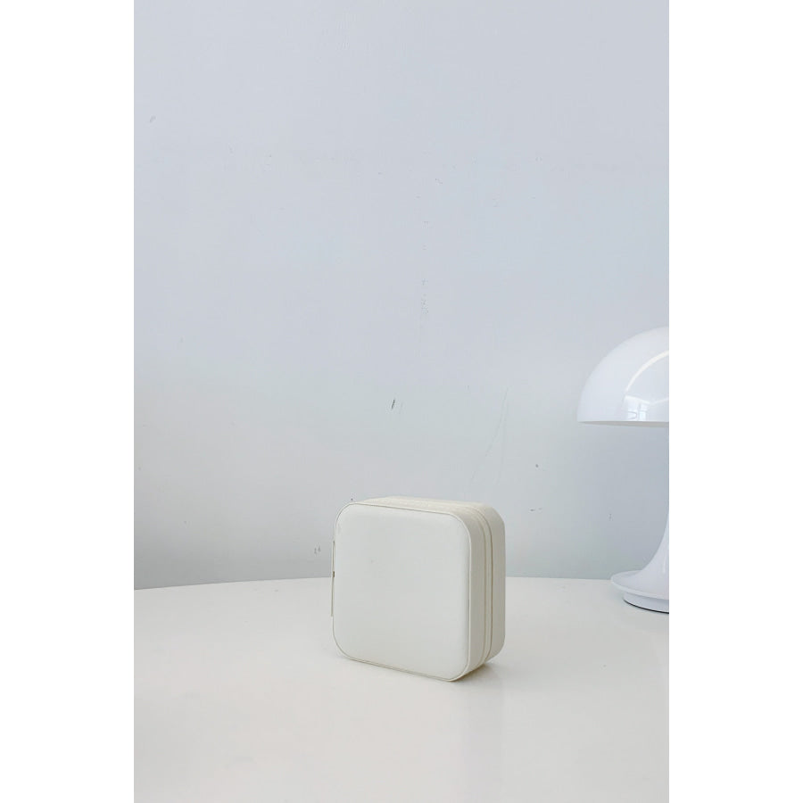 PU Leather Square Jewelry Box Apparel and Accessories