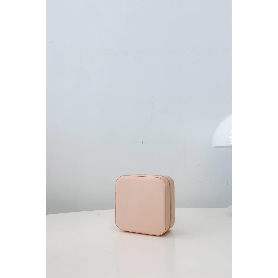 PU Leather Square Jewelry Box Apparel and Accessories