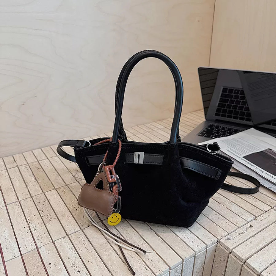 PU Leather Suede Mini Handbag Apparel and Accessories