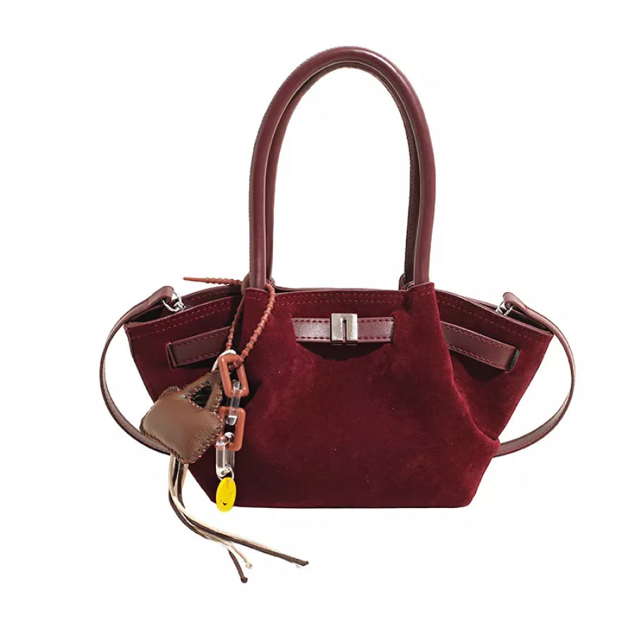 PU Leather Suede Mini Handbag Apparel and Accessories